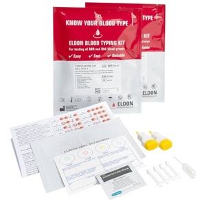 Blood Typing Kit - Red and White